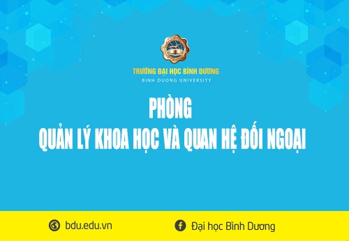 PHÒNG QUẢN LÝ KHOA HỌC VÀ QUAN HỆ ĐỐI NGOẠI