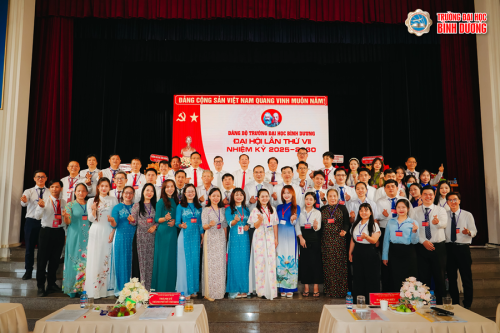Tổ chức thành công đại hội đảng bộ Trường Đại học Bình Dương lần thứ VII, nhiệm kỳ 2025 – 2030